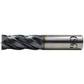 Square End Mill, 1/2" Milling Diameter, Number of Flutes: 4, 1" Length of Cut, TiAlN, VG441