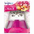 Bright Air Air Freshener, Fresh Petals and Peach Fragrance, 2.50 oz. Jar, Liquid