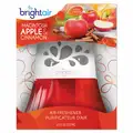 Bright Air Air Freshener, Macintosh Apple and Cinnamon Fragrance, 2.50 oz. Jar, Liquid