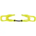 Glove Clip with Dual Clips, Lime, Holds (1) Pair of Gloves