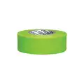 Presco Products Co Taffeta Flagging Tape, Fluorescent Green, 1-3/16" x 150 ft