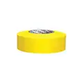 Presco Products Co Taffeta Flagging Tape, Fluorescent Yellow, 1-3/16" x 150 ft