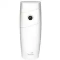Timemist Metered Air Freshener Dispenser, 6000 cu. ft. Coverage, Aerosol Canister Refill Type, White