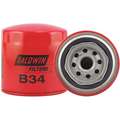 Spin-On Oil Filter, Length: 3-7/8", Outside Dia.: 3-11/16", Micron Rating: 5