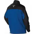 Miller Electric Royal/Black 70% Cotton, 30% Leather Welding Jacket, Size: XL, 30" Length