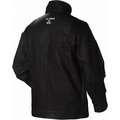 Miller Electric Black Pigskin Leather Welding Jacket, Size: 2XL, 30" Length