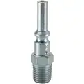 Quick Connect Hose Coupling: 1/4 in Body Size, 1/4 in Hose Fitting Size, Steel