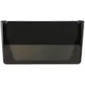 13" x 4-1/8" x 7" Plastic w/Magnetic Backing Magnetic Wall File, Smoke