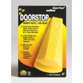 Door Wedge XL, Thermo Plastic Elastomer Santoprene , Yellow, 6-3/4" Length, 2" Height, 3-1/2" Width