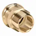 Low Lead Bronze Adapter, Press x MPT Connection Type, 1-1/4" x 1-1/4" Tube Size