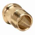 Low Lead Bronze Adapter, Press x MPT Connection Type, 3/4" x 3/4" Tube Size