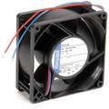 Ebm-Papst Square Axial Fan, 3-5/8" Width, 3-5/8" Height, 24VDC Voltage