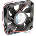 Ebm-Papst Square Axial Fan, 4-11/16" Width, 4-11/16" Height, 12VDC Voltage