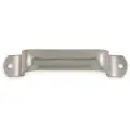 Steel Pull Handle with Polished Zinc Finish, Silver; Hardware Included