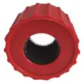 Counteract Stud Brush Replacement: 2 in Overall Lg, Red