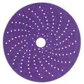 3M Cubitron II 6" Sanding Disc, 80 Grit, Precision Shaped Ceramic Grain, Purple