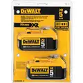 Dewalt 20V MAX Battery, Li-Ion, For Use With DEWALT 20V Cordless Tools, 5.0Ah, 20.0 Voltage, PK 2