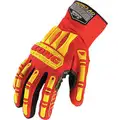 Kong Mechanics Gloves: L ( 9 ), Riggers Glove, Synthetic Leather with Silicone Grip, Palm Side, 1 PR