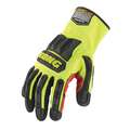 Kong Mechanics Gloves: S ( 7 ), Riggers Glove, Synthetic Leather, ANSI Cut Level A2, Palm Side, 1 PR