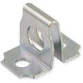 Conventional Fixed Staple Hasp, 1"H x 1-1/2"W x 7/8"L, Zinc Plated Finish