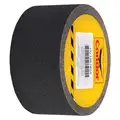 Solid Black Anti-Slip Tape, 3" x 60 ft, 60 Grit Silicon Carbide, Rubber Adhesive, 1 EA
