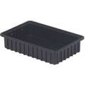 Lewisbins Divider Box: 0.2 cu ft, 16 1/2 in x 10 7/8 in x 3 1/2 in, Thermoplastic Polypropylene