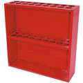 Imperial Red Steel Threaded Rod Organizer, 18 Holes