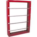 Red Steel 4 Rod Electrical Wire Organizer, Fits up to 10" Diameter Spools