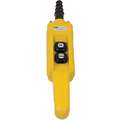 KH Industries 2-Button Up/Down Pendant Push Button Station, 1NO, NEMA Rating 4X, Yellow