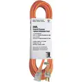 Power First 25 ft. Indoor, Outdoor Extension Cord; Max Amps: 13.0, Number of Outlets: 1, Orange
