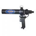 10 oz. Aluminum Pistol Grip Pneumatic Caulk Gun, 0 to 100 psi Pressure Range