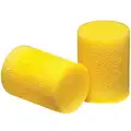 Cylinder Ear Plugs, 29dB Noise Reduction Rating NRR, Uncorded, M, Yellow, PK 200
