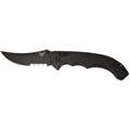 Benchmade Folding Knife, Serrated Blade Edge Type, 4" Blade Length, Lock Type Cam Lock