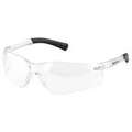 Safety Glasses: Anti-Scratch, No Foam Lining, Wraparound Frame, Frameless, Clear, Clear