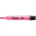 Sharpie Accent Wide Highlighter with Chisel Tip, Fluorescent Pink, 12 PK