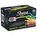 Sharpie Accent Wide Highlighter Set with Chisel Tip, Fluorescent Yellow, Yellow, Fluorescent Green, Fluorescent Ora