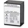 Acuity Lithonia Battery: ELU3X/ELT36/ELT50, Sealed Lead Acid, 6 V Volt, 14 Ah Battery Capacity, 5 1/2 in Overall Ht