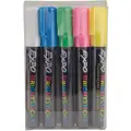Expo Chisel-Tip Wet Erase Marker Set, Blue, Green, White, Pink, Yellow, 5 PK