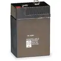 Acuity Lithonia Battery: Sealed Lead Acid, 6 V Volt, 4 Ah Battery Capacity, 4 1/4 in Overall Ht, 2 in Overall Dp