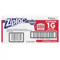Ziploc 10-15/16"L x 10-1/2"W Standard Reclosable Poly Bag with Zip Seal Closure, Clear; 1.75 mil Thickness