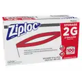 Ziploc 15"L x 13"W Standard Reclosable Poly Bag with Zip Seal Closure, Clear; 1.75 mil Thickness