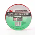 3M Duct Tape: 3M, Series 3903, Light Duty, 2 in x 50 yd, Red, Continuous Roll, Pack Qty: 1
