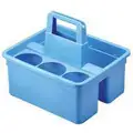 Plastic Tote Tray With Bottle Insert