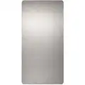 15-3/4" x 1/16" x 31-3/4" Stainless Steel Wall Guard, Silver