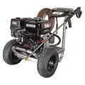Simpson Pressure Washer: 3,500 psi Op Pressure, Cold, 8.4 HP, 4 gpm Pressure Washer Flow Rate