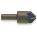 Countersink: 1/2 in Body Dia., 1/4 in Shank Dia., Bright (Uncoated) Finish, 2 in Overall Lg