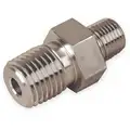316 Stainless Steel Hex Nipple, MNPT, 1/4" x 1/8" Pipe Size - Pipe Fitting