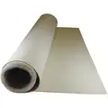 Buna-N Rubber Sheet, 36"W x 5 ft.L x 1/4"Thick, 60A, Plain Backing Type, 450% Elongation, White