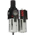 1/2" NPT Filter/Regulator/Lubricator with 0 to 140 psi Adjustment Range