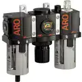 Filter/Regulator/Lubricator, 1/4" NPT, 0 to 140 PSI Adjustment Range - Air Treatment
